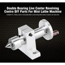 Turning Center ROtating Center Accessory For Lathe Machine Mini Ball Bearing With 2 Wrenches Woodworking Carpentry