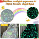 Kids Cozy Blanket, Glow In The DArk Soft Cozy Blanket, Sofa Bed Soft Blanket For Girls And Boys. (130X150 Cm)