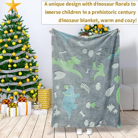Kids Cozy Blanket, Glow In The DArk Soft Cozy Blanket, Sofa Bed Soft Blanket For Girls And Boys. (130X150 Cm)