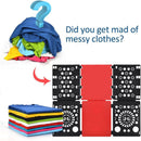 Shirt Folding Board - Clothes Folder Laundry Folder Child Adult Clothing Shirt T Shirt Tee Shirts 58 X 68 Cm (Black &