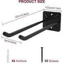 Garage Hooks, Wall Mounted Coat Rack, Shed Organizer, Heavy Duty Tool Organizer, Garage Storage Utility Hooks For (2