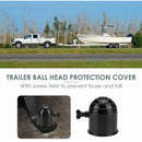 Trailer Hitch Ball Cover, 50Mm Universal Hitch Ball Cap Tow Ball Cover Trailer Hitch Ball Protective Cover, Black