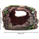 Resin Fish Tank Non-Toxic Ornament Broken Barrel Cave Landscaping Decoration