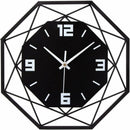 Wall Clock Wood Metal 30Cm Silent Non Ticking Wall Clock Living ROom Bedroom Kitchen Office Large Wall Clock Modern