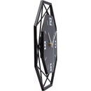 Wall Clock Wood Metal 30Cm Silent Non Ticking Wall Clock Living ROom Bedroom Kitchen Office Large Wall Clock Modern