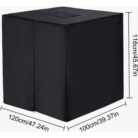 1000L Ibc Tank Cover, 420D Water Tank Cover, Anti-Uv Tank Protection Cover, Ibc Tank Protective Cover With Zipper, 120