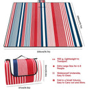 Picnic Mat 200 X 200 Cm, Waterproof Picnic Blanket For Beach And Garden, Large Picnic Tablecloth For Family (4-6 People)