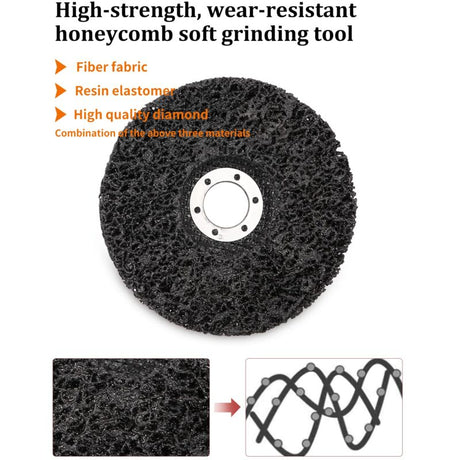 5 pcs Grinding Disc, 125 X 22 Mm, Abrasive Disc For Angle Grinder, Csd Abrasive Cleaning Disc Coarse Cleaning Discs For