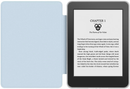 360° Rotating & Detachable Magnetic Case for 7" Kindle Paperwhite 12th Generation (2024)  – Auto Wake/Sleep, Hands-Free Stand, Clear Back Cover(Light blue)