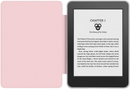360° Rotating & Detachable Magnetic Case for 7" Kindle Paperwhite 12th Generation (2024)  – Auto Wake/Sleep, Hands-Free Stand, Clear Back Cover(pink)