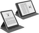 360° Rotating & Detachable Magnetic Case for 6.8" Kindle Paperwhite 11th Generation (2021)  – Auto Wake/Sleep, Hands-Free Stand, Clear Back Cover (black)