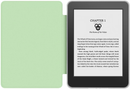 360° Rotating & Detachable Magnetic Case for 7" Kindle Paperwhite 12th Generation (2024)  – Auto Wake/Sleep, Hands-Free Stand, Clear Back Cover (Light green)