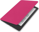 360° Rotating & Detachable Magnetic Case for 7" Kindle Paperwhite 12th Generation (2024)  – Auto Wake/Sleep, Hands-Free Stand, Clear Back Cover (Rose Red)