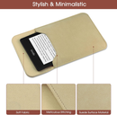 Universal Sleeve Case for 6"，6.8", Kindle Paperwhite/Colorsoft/Signature Edition 2024-2012 Sleeve Bag Pouch Cover for 6-6.8'' Kobo/Tolino/Pocketbook 6-inch ebook Reader,Khaki