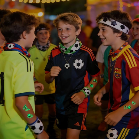 2026 World Cup Glow in the Dark Face Tattoos Waterproof Sweatproof Temporary Stickers 10 Sheets