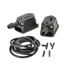 Adjustable 4-hole car wiper arm washer nozzle 8mm/9mm, compatible with Renault Espace 3 windshield washer retrofit.