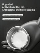 Antibacterial 316 Stainless Steel Vacuum Flask 600ml | Tea Infuser & Insulated Bottle for Hot/Cold Drinks (Bright silver)