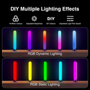LED Light Bar, Music Sync RGB Light Bar, USB Ambient Lamp, Color Changing Gaming TV Backlight with Remote Control, 15 Dynamic Modes for Room