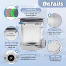 Pints and Lids Replacement Compatible with Ninja Swirl by Creami NC700 Series Ice Cream Makers, 16oz Cup Containers Replacement for Creami Swirl NC701 NC701Q CN701CO, 4-Pack, BPA Free, Clear