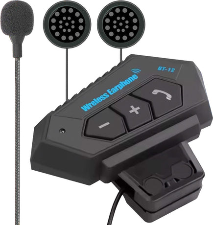 Bluetooth Headset Communication | Motorcycle Helmet | IP67 Waterproof | Motorcycle Accessory | Bluetooth 4.2