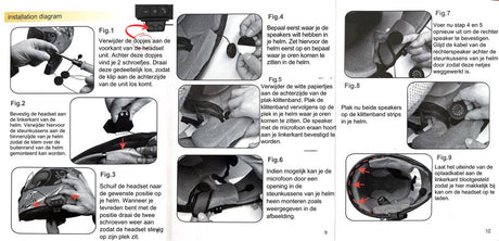 Bluetooth Headset Communication | Motorcycle Helmet | IP67 Waterproof | Motorcycle Accessory | Bluetooth 4.2