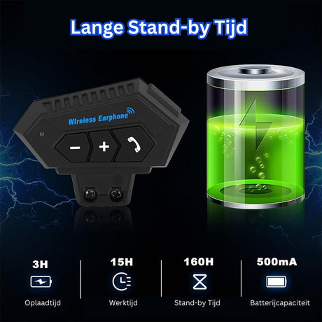 Bluetooth Headset Communication | Motorcycle Helmet | IP67 Waterproof | Motorcycle Accessory | Bluetooth 4.2