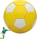 Curved ball for outdoor sports, 20 cm - fun - curved ball - perfect for children - yellow, new - new 2025
