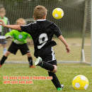 Curved ball for outdoor sports, 20 cm - fun - curved ball - perfect for children - yellow, new - new 2025