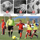 Curved ball for outdoor sports, 20 cm - fun - curved ball - perfect for children - yellow, new - new 2025