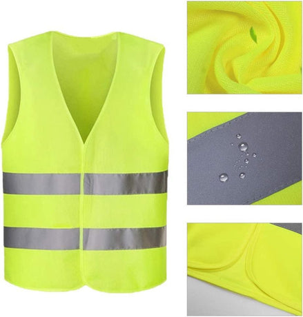 Doodadeals Safety Vests - Yellow - 2-Piece Set for Young Adults
