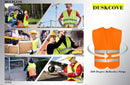 Doodadeals® 2x Adult Safety Vest - Safety Vest - Car - Orange