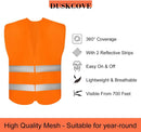 Doodadeals® 2x Adult Safety Vest - Safety Vest - Car - Orange