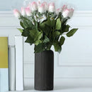 Luxurious Black Vase - Modern Vase - Modern Style - Home Furnishings - Chic - Classic Style - Matte Black Interior - Matte Black Interior - Modern Interior - Classic Model - Vase - Flower Vase - Chic Flower Vase