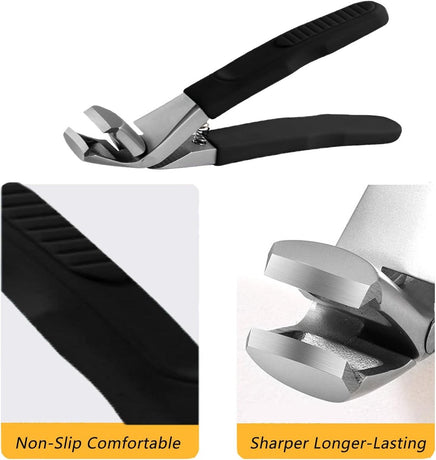 Nail clippers for seniors - Toenail clippers - Nail clippers - Large nail clippers - Premium steel nail clippers - Nail clippers for seniors - Wide toenail clippers - Suitable for men and women
