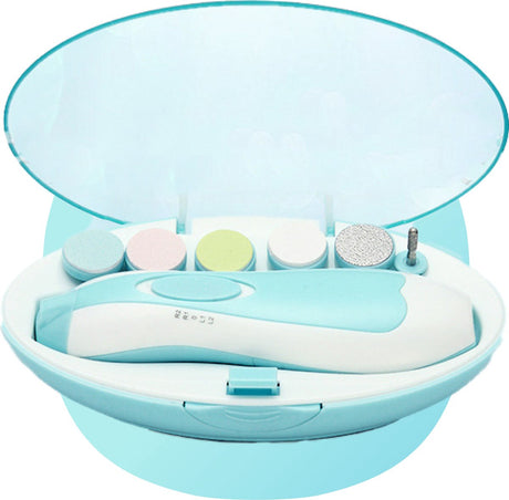 Smart-Tech Baby Electric Nail Files - Baby Nail Care - LED - Baby Nail Files - Blauw