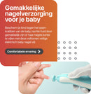 Smart-Tech Baby Electric Nail Files - Baby Nail Care - LED - Baby Nail Files - Blauw