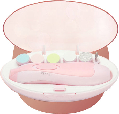 Smart-Tech Baby Electric Nail Files - Baby Nail Care - LED - Baby Nail Files - Pink