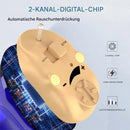 Hearing aids, wireless charging hearing aids, hearing aids with magnetic charging case, dual-channel digital in-ear hearing aids with noise reduction.