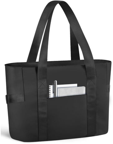 Waterproof shoulder bag for 16-inch laptops for women, ideal for work, school and travel.