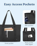 Waterproof shoulder bag for 16-inch laptops for women, ideal for work, school and travel.
