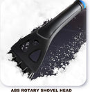Extendable ice scraper with snow brush - Extra long handle - Telescopic handle - Ice scraper - Snow brush - Car ice scraper - Car window scraper - Snow scraper - Window scraper
