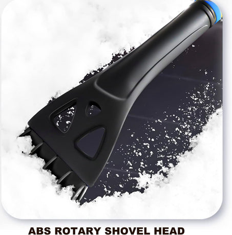 Extendable ice scraper with snow brush - Extra long handle - Telescopic handle - Ice scraper - Snow brush - Car ice scraper - Car window scraper - Snow scraper - Window scraper