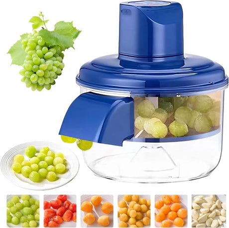 3-in-1 Electric Peeler for Grapes and Garlic - Automatic Peeler - USB Rechargeable Multifunctional Peeler for Small Fruits and Tomatoes - Easy to Use for Home and Commercial Kitchens