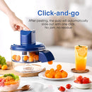 3-in-1 Electric Peeler for Grapes and Garlic - Automatic Peeler - USB Rechargeable Multifunctional Peeler for Small Fruits and Tomatoes - Easy to Use for Home and Commercial Kitchens