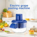 3-in-1 Electric Peeler for Grapes and Garlic - Automatic Peeler - USB Rechargeable Multifunctional Peeler for Small Fruits and Tomatoes - Easy to Use for Home and Commercial Kitchens