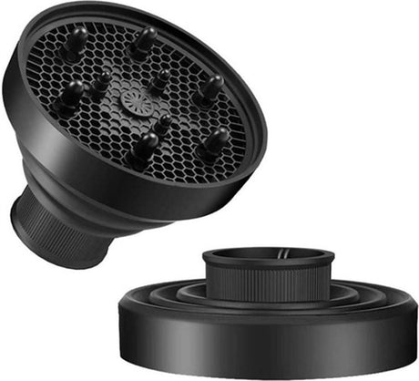 Universal Hair Dryer Diffuser Nozzle - Universal Silicone for Curls, Universal for Brushes
