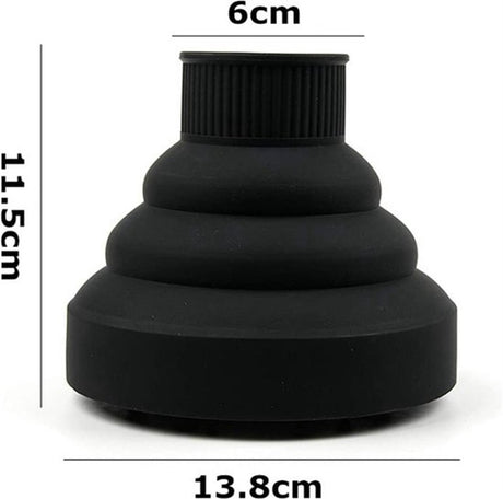Universal Hair Dryer Diffuser Nozzle - Universal Silicone for Curls, Universal for Brushes