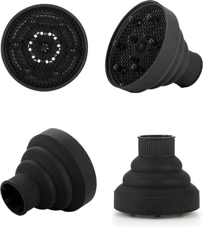 Universal Hair Dryer Diffuser Nozzle - Universal Silicone for Curls, Universal for Brushes