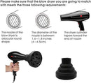 Universal Hair Dryer Diffuser Nozzle - Universal Silicone for Curls, Universal for Brushes