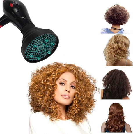 Universal Hair Dryer Diffuser Nozzle - Universal Silicone for Curls, Universal for Brushes